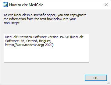如何引用MedCalc